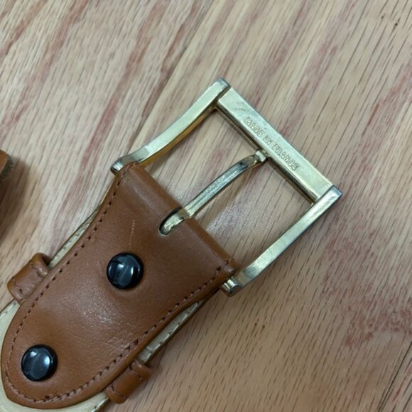 Antique ull rain eather ade n anada elt - Picture 4 of 11